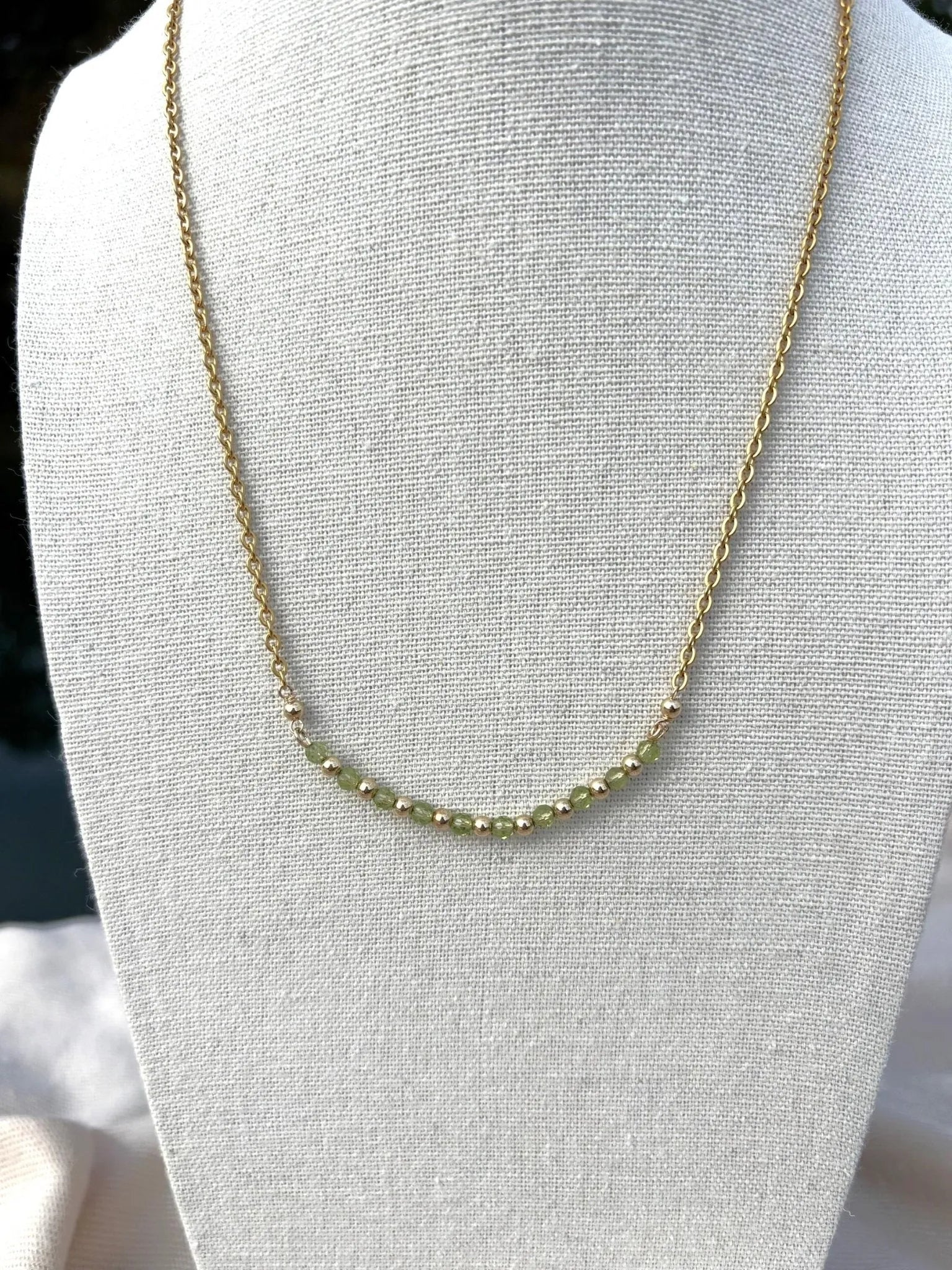 Luna Peridot Necklace