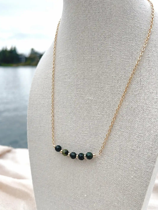 Luna BC Nephrite Jade Necklace