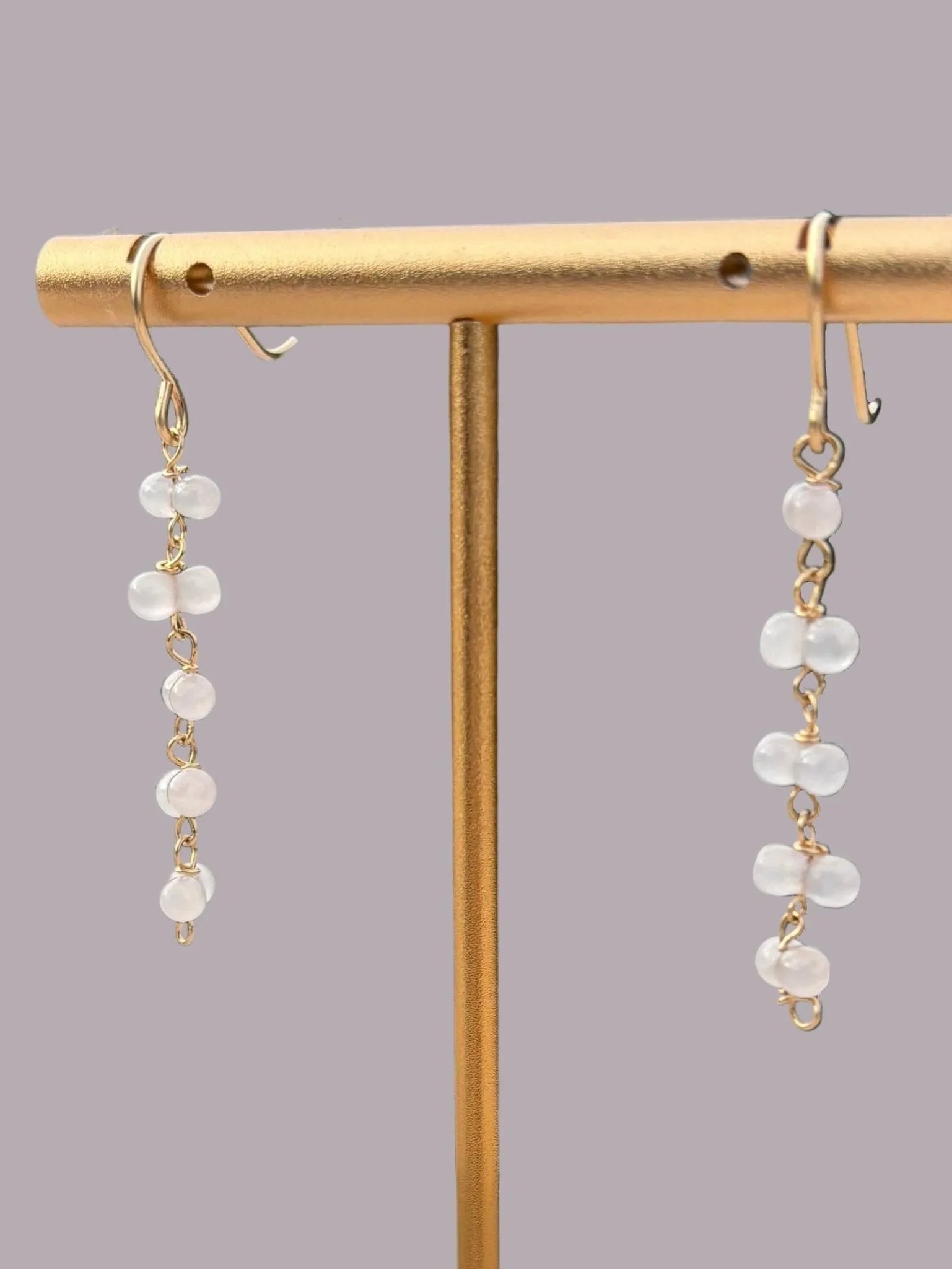 Rose Quartz Earrings