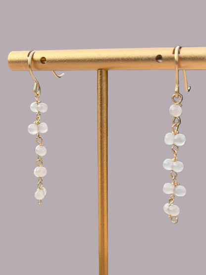 Rose Quartz Earrings