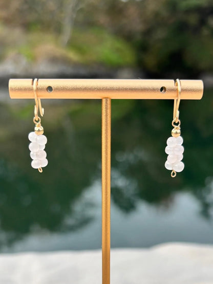 Rose Quartz Earrings