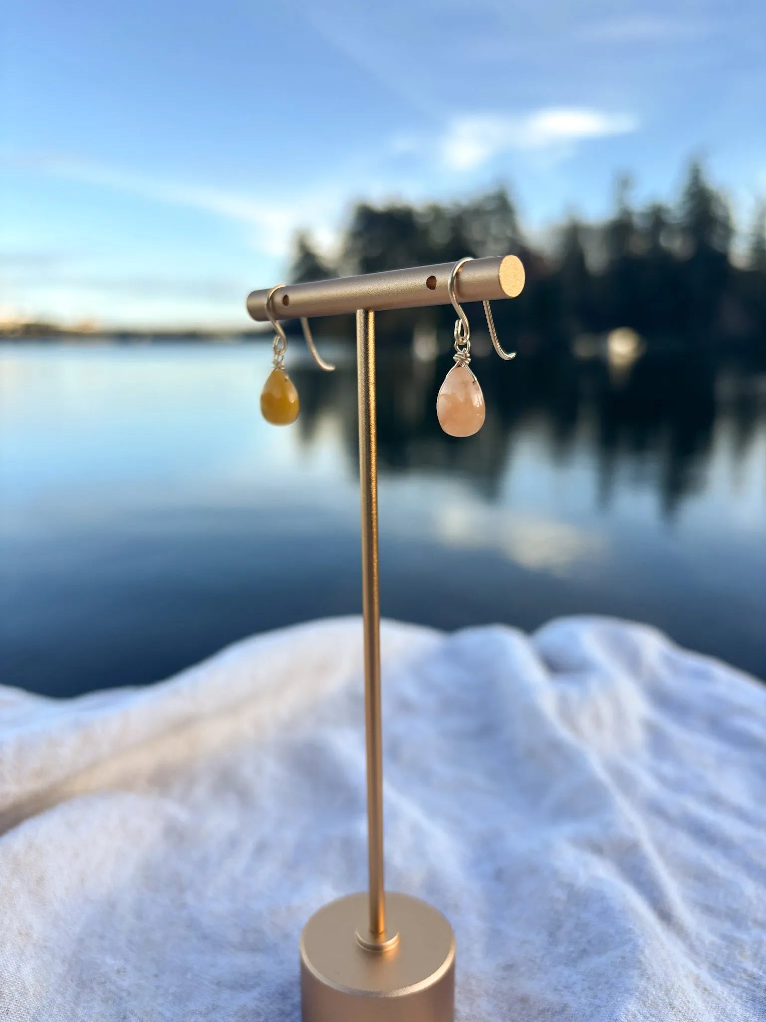 Sunrise & Sunset Teardrop Earrings