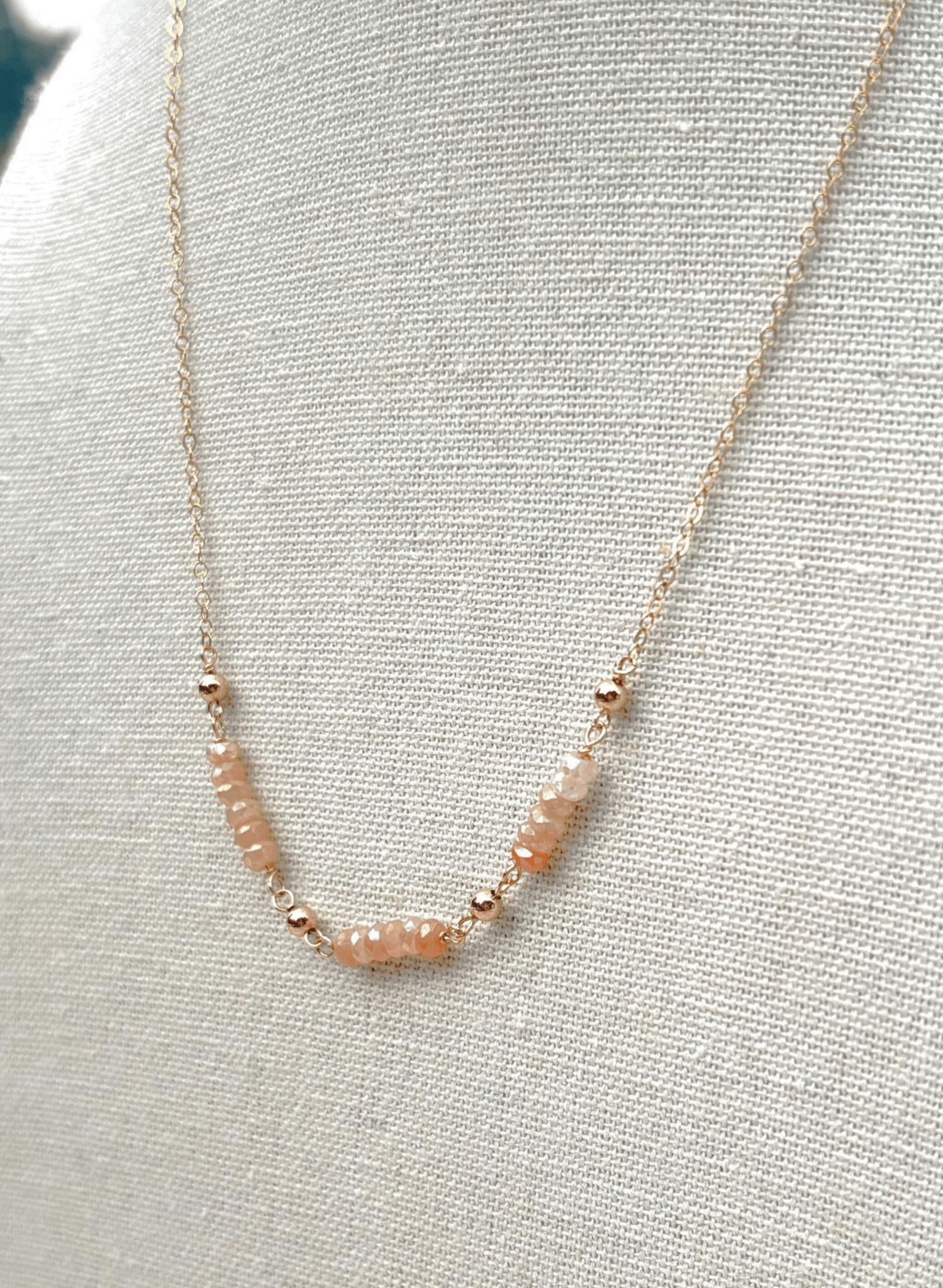 Sunstone Centerpiece Necklace
