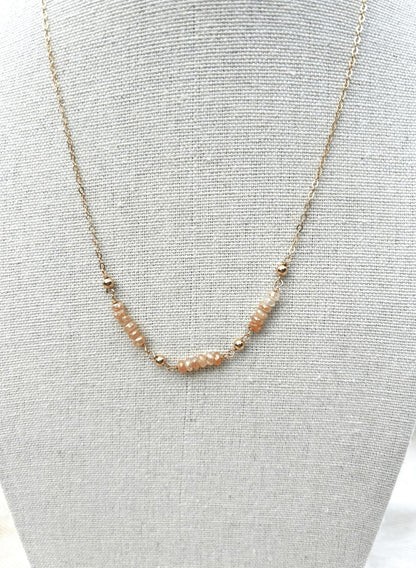 Sunstone Centerpiece Necklace