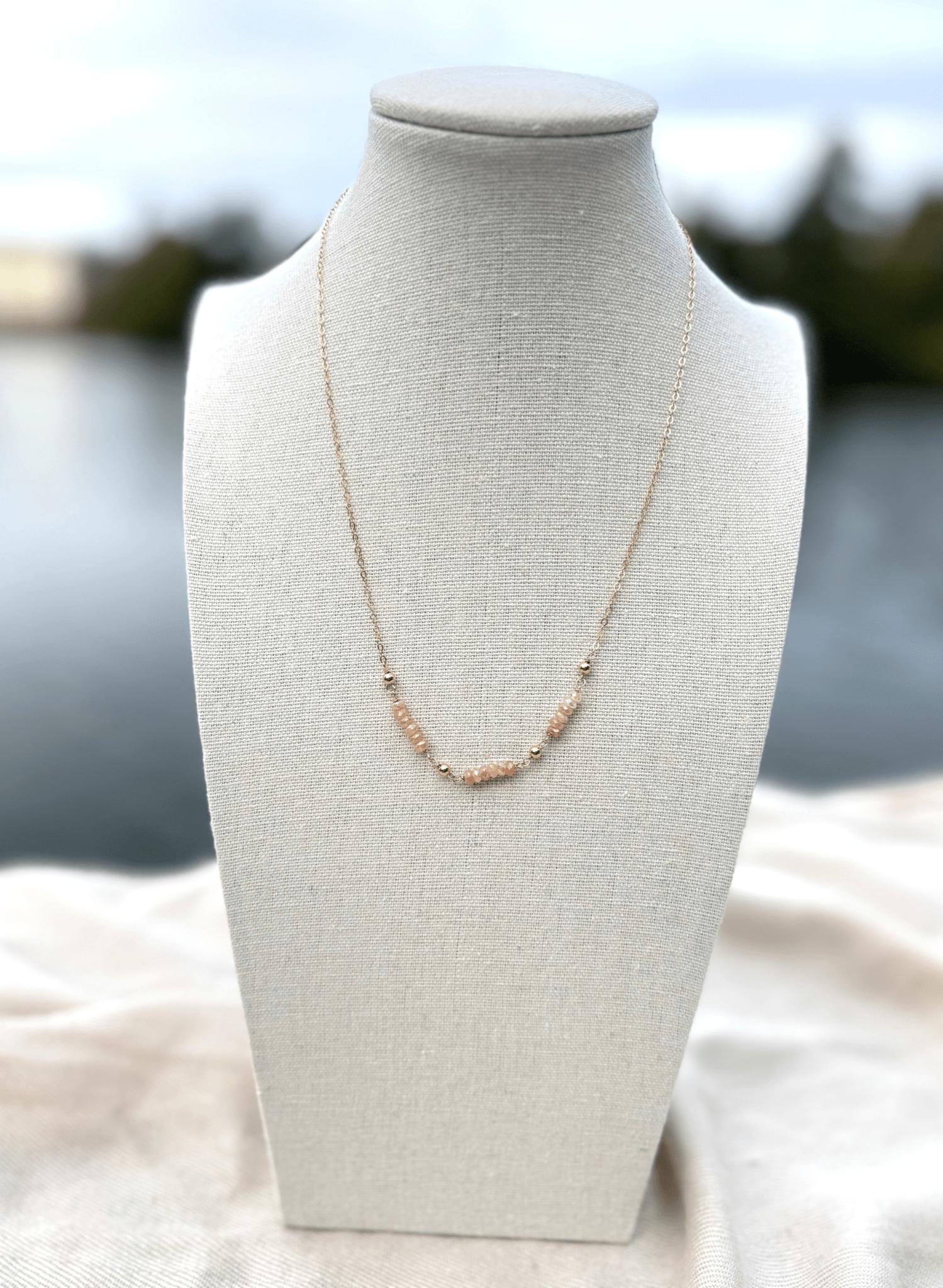 Sunstone Centerpiece Necklace