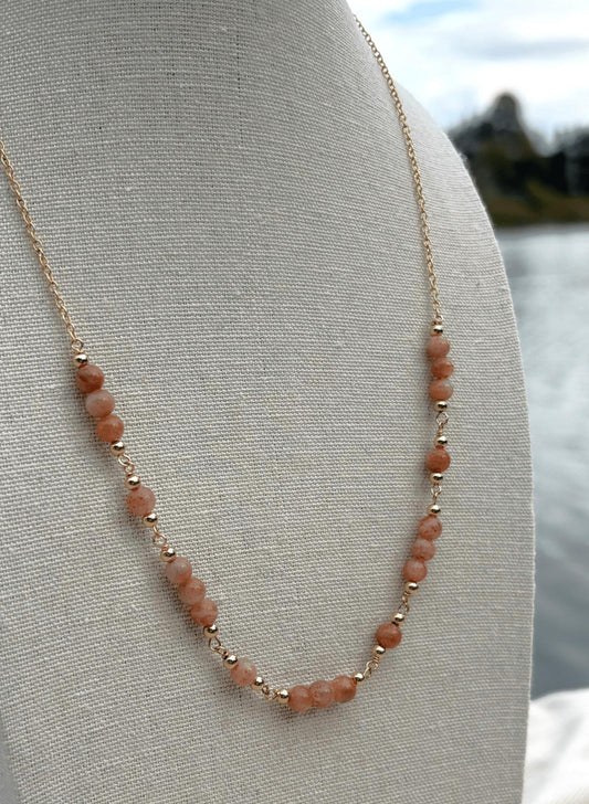Sunstone Horizon Necklace