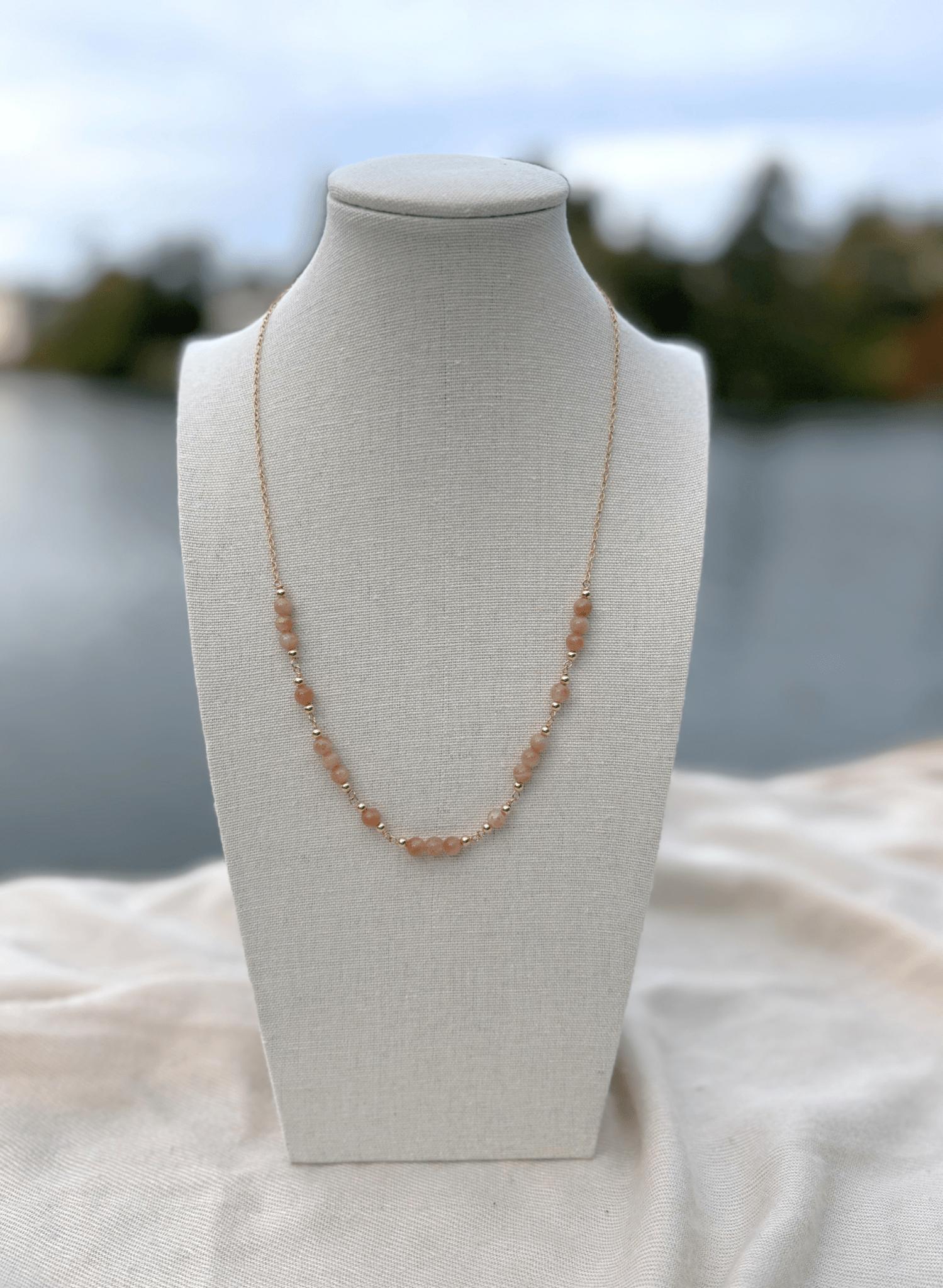 Sunstone Horizon Necklace