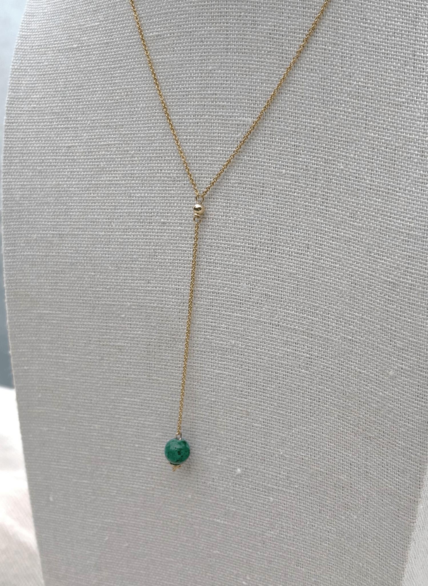 Turquoise Drop Necklace