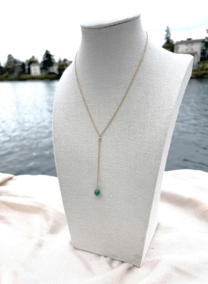 Turquoise Drop Necklace