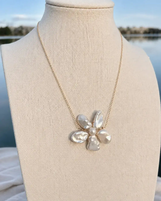 Flora Baroque Freshwater Pearl Necklace