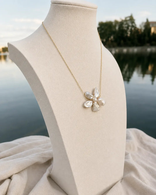 Flora Baroque Freshwater Pearl Necklace