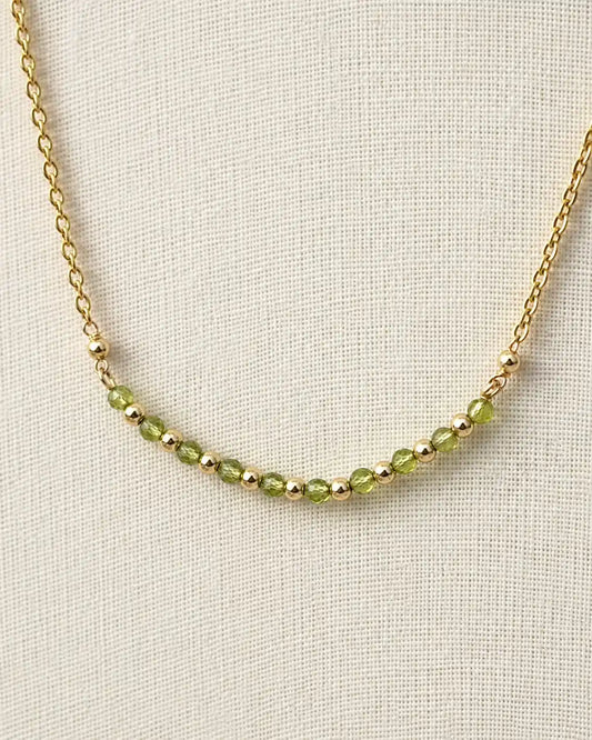 Luna Peridot Necklace