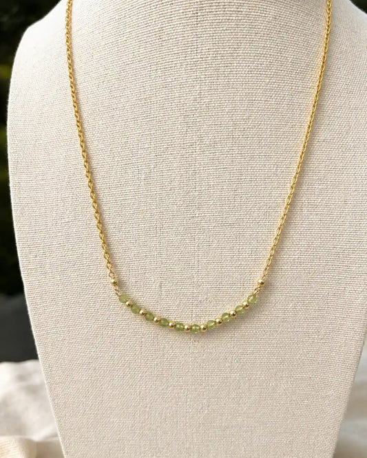 Luna Peridot Necklace