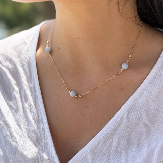 Aurora Agate Necklace